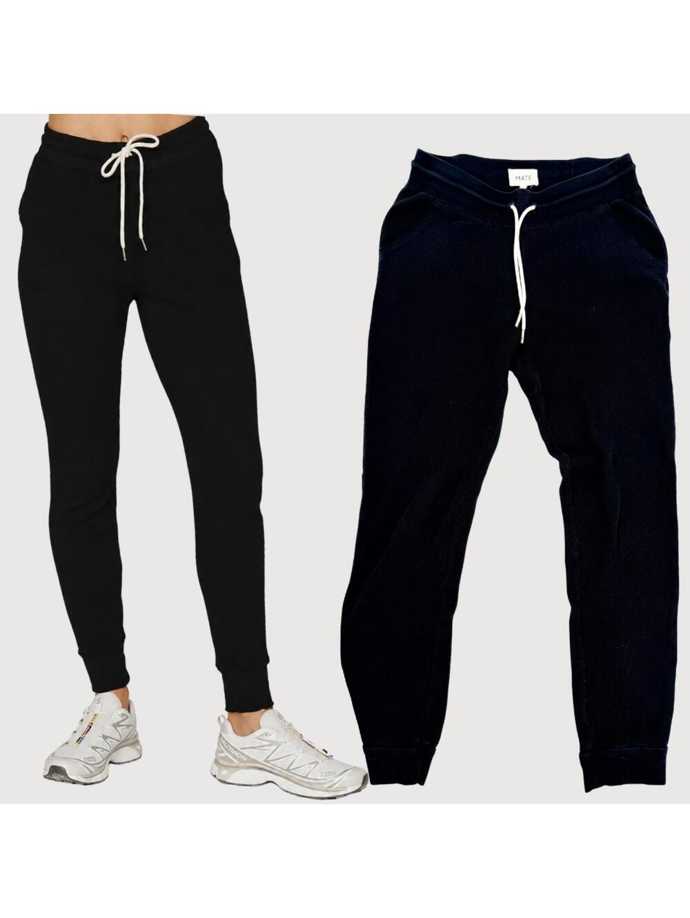 Mate The Label Dakota Thermal Knit Jogger Black S